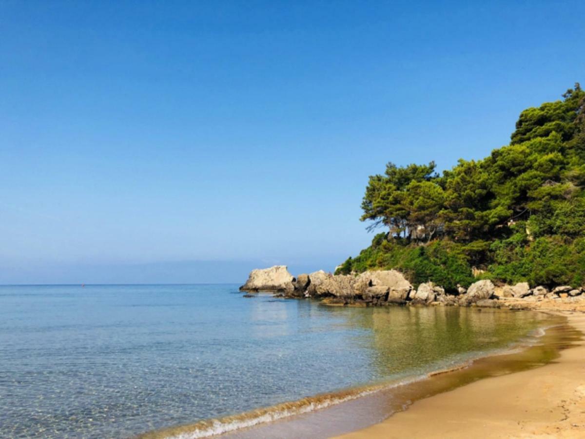 Aqua Seafront Glyfada Corfu Beach House With Garden Dış mekan fotoğraf